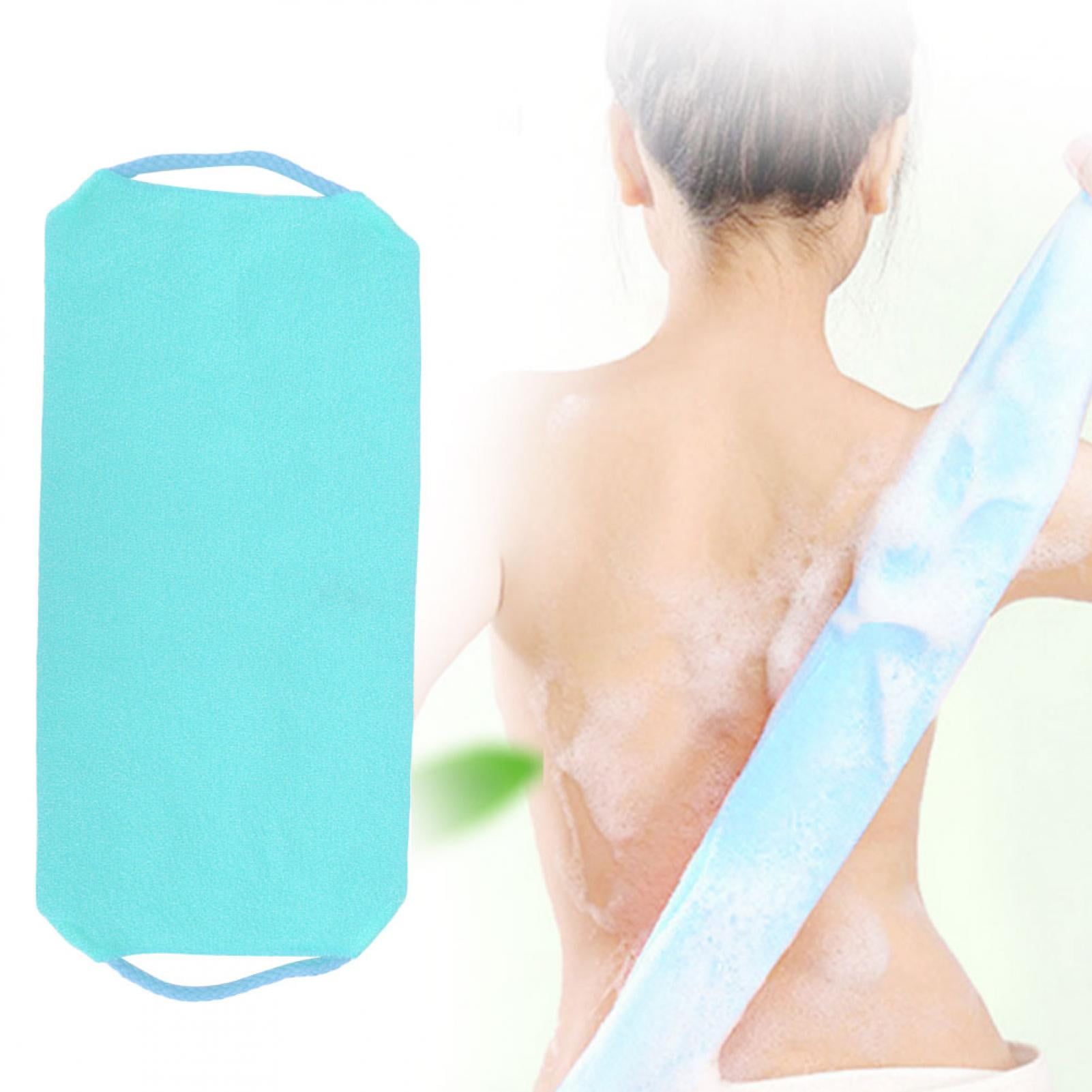 2pcs Practical Useful Bath Scrubber Exfoliating Belt Rubbing Towel Shower Towel 