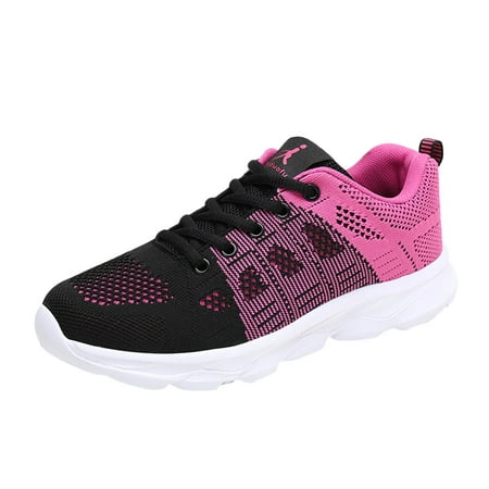 

TAIAOJING Women s Sneakers Ladies Shoes Patchwork Mesh Lace Up Flat Heel Sneakers Zapatillas