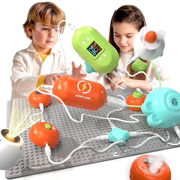 YCFUN Kids Experiment Science Kit, Circuit Board Kits with 420  Projects & 35 Circuit Parts, Science Experiments STEM Toy for Kids Age 3-12