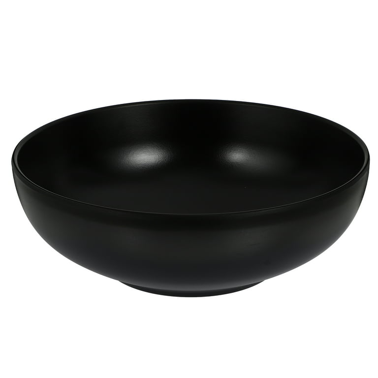 11-19cm Black Large Noodles Bowl Kitchen Salad Bowl Plastic Mixing Bowl Set  Melamine Dinnerware Thick Big Soup Bowl - Bowls - AliExpress