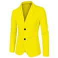 thumbnail image 4 of Lars Amadeus Men's Blazers Notched Lapel Long Sleeve Knit Blazer with Pockets, 4 of 6