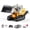 636-Loader, variant on Metal RC Loader, Lever-Driven Construction Model with 2 Batteries & Carrying Case, Realistic Remote Control Loader for Hobbyists and Kids