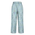 thumbnail image 4 of Tnhcen Women's Spring Autumn Versatile Printed Straight Leg Casual Pants S-2XL – Comfy Lightweight Baggy Fit Flattering Straight Cut Easy-to-Wear for Every Occasion, 4 of 5