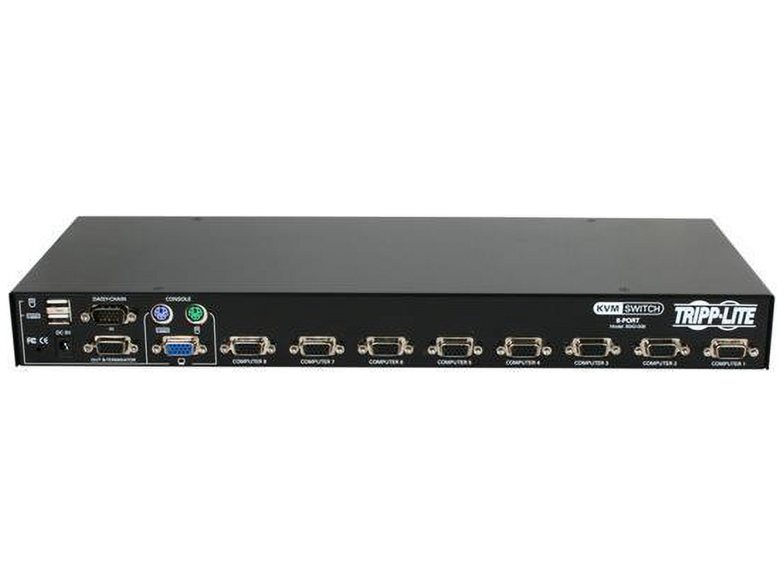 Tripp Lite 8-Port 1U Rack-Mount USB/PS2 KVM Switch with On-Screen Display (B042-008) - image 3 of 4