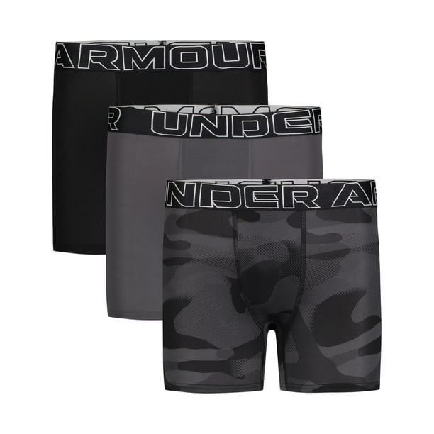 Calzoncillos bóxer Under Armour Performance Tech, paquete de 3, YXL
