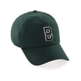 thumbnail image 1 of Daxton 3D Custom Alphabet AZ Letter Numbers Initial Baseball Dad Hat- Hunter, Letter B, 1 of 3
