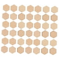 thumbnail image 4 of Raindrops Hexagonal Wooden Shapes Beech For DIY Crafts 400 Pcs, 4 of 8