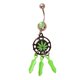 thumbnail image 1 of Colgante de hoja de arce de aleación para ombligo, anillo antialérgico para ombligo, joyería para piercing corporal, 1 of 7