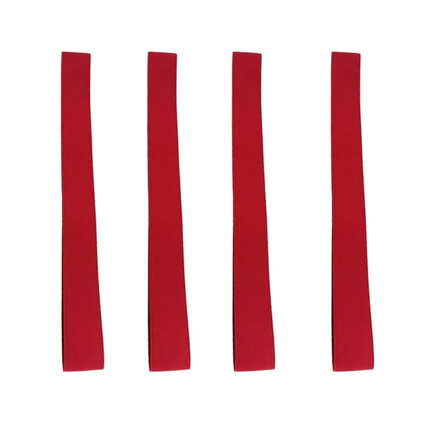 Correas fijas reutilizables Advancent 4 piezas rojo