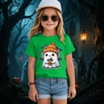 thumbnail image 2 of CAUYDY Halloween Shirts for Toddler Baby Girls Boys Pumpkin T-Shirts Ghost Tees Short Sleeve Tops Spooky Season Graphic Clothes Tee Tops(Green,1-2 Y), 2 of 5