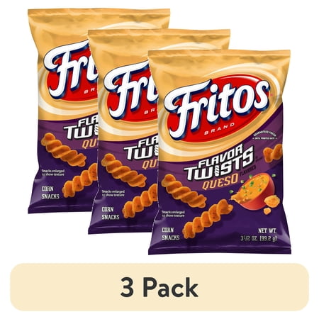 (3 pack) Fritos Queso Twists 3.5OZ