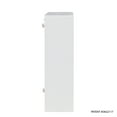 thumbnail image 5 of SEI Furniture Wall Mount Folding Floating Desk in White, 5 of 26