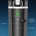 thumbnail image 4 of 12V/24V Car Heating Cup Smart Temperature Control Electric Kettle Stainless Steel Car Heated Smart Mug 500ML Water Warmer Bottle, 4 of 6