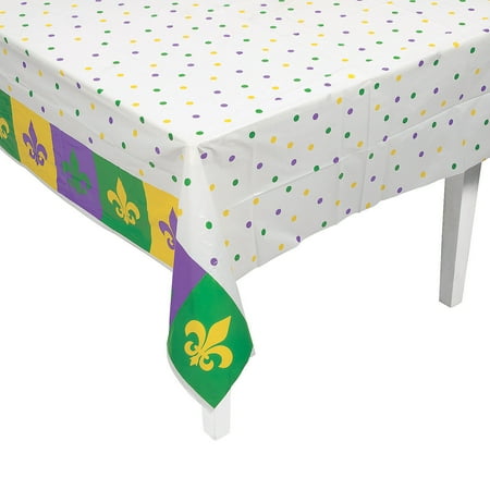 Mardi Gras Tablecover - Party Supplies - 1 Piece