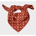 thumbnail image 3 of Bimba Red Multicolor Dot Mandala Pure Silk Printed Head Bandanas Summer Neck Wrap Scarf 40 x 80 Inches, 3 of 6