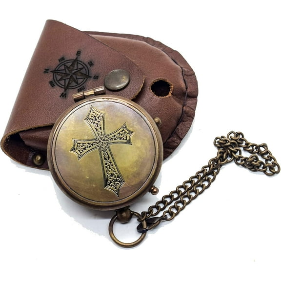 Engraved Compass Gift Holy Gift for Baptism, Communion Gift, Keepsake Compass, Gift for Son/Daughter/Grandson