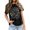 C-Black103, variant on DHFJKG Graphic Tee For Women Short Sleeve T Shirt Floral Printed Round Neck Loose Fit Lightweight Summer Soft Tops