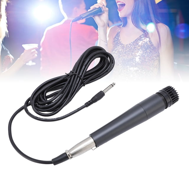 Micrófono Dinámico Con Cable, Conjunto de Micrófono Dinámico de Transferencia ESTABLE DE ALTA SENBILIDAD PARA AMPLIFORIORES DE MEZCLADORES