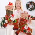 thumbnail image 6 of Christmas Stockings 16.5In Large Santa/Snowman Riding Deer Xmas Stockings Decorations Hanging Christmas Tree Decor for Family Holiday Xmas Decor, 6 of 7