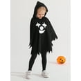 thumbnail image 6 of GYRATEDREAM 0-6T Toddler Kid Baby Girls Boys Halloween Costume White Ghost Cape Cloak Fancy Party Cosplay with Hat, 6 of 11