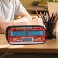 thumbnail image 6 of Kuiaobaty Fire Truck Print Backpack and Pencil Case Set for Girls Boys Large Capacity Bookbags and Lunch Box with Bottle Holder Roomy Casual Backpack and Lunch Bag Set for School Camping, 6 of 7