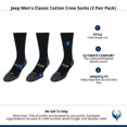 thumbnail image 4 of Jeep  Classic Cotton Crew Socks (3 Pair Pack) (Men), 4 of 4