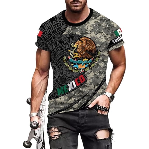 Personalized Name Mexican Shirts for Men, Customized Mexico Shirts for Men, Mexico Shirts for Women Mexico Shirt (DefaultTitle, S)