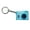 B rave word blue, variant on LED Glowing Miniature Camera Keychain with Flashing Light and Sound Effect Ideal for Photography Lovers Party Accessories