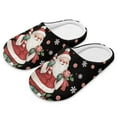 thumbnail image 6 of Chririnla Funny Santa Claus Cotton Gifts Slippers Soft Plush Fuzzy Comfy Non Slip Indoor Outdoor House Shoes Warm Cozy Memory Foam Sole Lightweight, 6 of 7