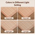 thumbnail image 7 of Design&I 6'x9' Washable Area Rug Oversized Skid-Resistant Checkered Dot Geometric Plaid Contemporary Beige Neutral Terracotta for Living Room, Family Indoor, 7 of 7