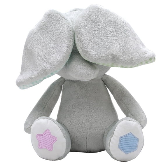 Magic Years 12 inch Peek-A-Boo Elephant Plush Interactive Toy