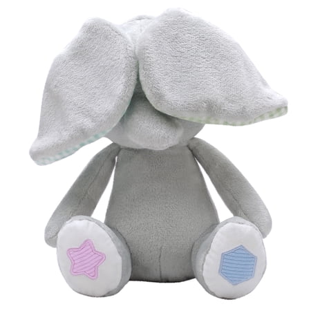Magic Years 12 inch Peek-A-Boo Elephant Plush Interactive Toy
