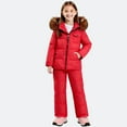 thumbnail image 2 of Hellosay Snow Suits for Kids Boys Girls Waterproof Windproof 2 Piece Ski Suits Pant and Jacket Snowsuit Winter Outdoor Overalls 1-6T, 2 of 4