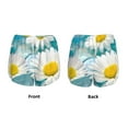 thumbnail image 3 of Balery Daisy Flowers Pantalones cortos deportivos para mujer con forro y dos bolsillos, elásticos, para entrenamiento, gimnasio, yoga-Large, 3 of 7