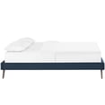 thumbnail image 5 of Pemberly Row Fabric Upholstered/Solid Wood Frame Full Platform Bed in Azure, 5 of 5