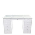 thumbnail image 4 of Impressions Vanity Slaystation Plus 2.0 Table with Vanity Mirror and Drawers Bundle (Bright White), 4 of 5