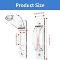 thumbnail image 2 of Light Switch Cover Guard, 2 Pack Clear Light Switch Lock, Light Switch Guard, Child Proof Light Switch Cover, Prevent Accidental ON/OFF from Kids, Pets, Bumps,Includes Screws, 2 of 7