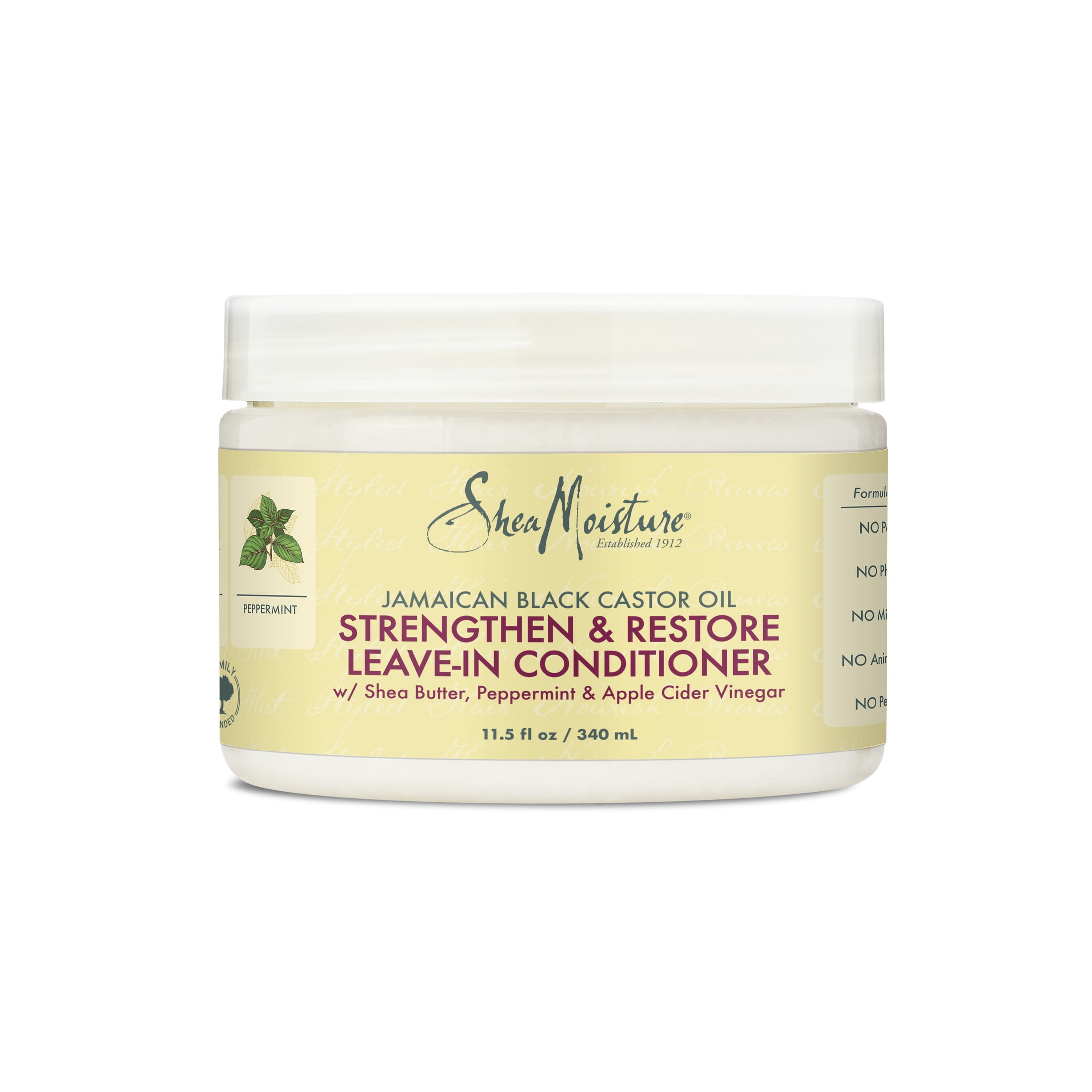 SheaMoisture Jamaican Black Castor Oil Strengthen and Restore Leave-In Conditioner 11 oz