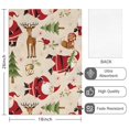 thumbnail image 2 of 6 Pcs Funny Kitchen Towels,Beige Christmas Santa and Animal Pattern Microfiber Dish Towels,Kitchen Tea Towels,Kitchen Towel Set (18" X 26"), 2 of 7