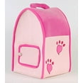thumbnail image 2 of Unipak 12" Plush Pink Dog House Carrying Case with Five (5) Stuffed Animal Dogs (Pink Poodle, Pug, Chihuahua, Beagle, and W, 2 of 4