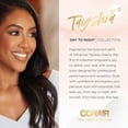 thumbnail image 5 of Tayshia by Conair Double Ceramic 1" Flat Iron Hair Straightener Peach CS224T, 5 of 12