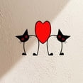 thumbnail image 6 of Metal Wall Art Decor, Modern Iron Wall Hanging Ornament Rustproof Waterproof Sculpture, Decorative Wall Accent for Balcony Patio Bedroom Hallway Living Room Office Farmhouse, 6 of 9