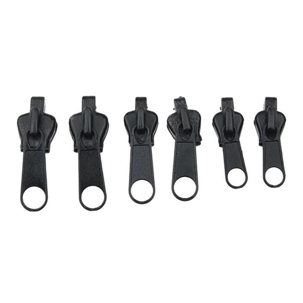 Zipper Repair Kit 6 PCS Universal Zipper Fixer with Metal Slide Fix Any Zippers Instantly 3 Different Zipper Sizes for 3# 5# and 7# Zippers