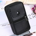 thumbnail image 3 of Bolsa de teléfono de negocios para hombres, estuche de cuero con cremallera, riñonera (negro) Ndcxsfigh Para Estrenar, 3 of 9