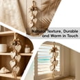 thumbnail image 5 of DLMCUH Rustic Hanging Heart Wall Decor Coastal Themed Five Hearts Wall Hanging with Wooden Beads Jute Rope for House Entryway Living Room Decor, 5 of 7