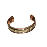 Mogul Powerful Magnetic Copper Cuff Bracelet for Arthritis with Elephant
