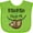 Apple Green, variant on Inktastic Pawpaw Loves Me Cute Sloth and Baby Boys or Girls Baby Bib
