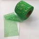 thumbnail image 1 of Nvzi Rollo de cinta de tul de tela con estampado en caliente de 25 yardas con diseño de luna y estrellas, 6 cm de ancho, para decoración,cinta decorativa para manualidades, color verde, 1 of 5
