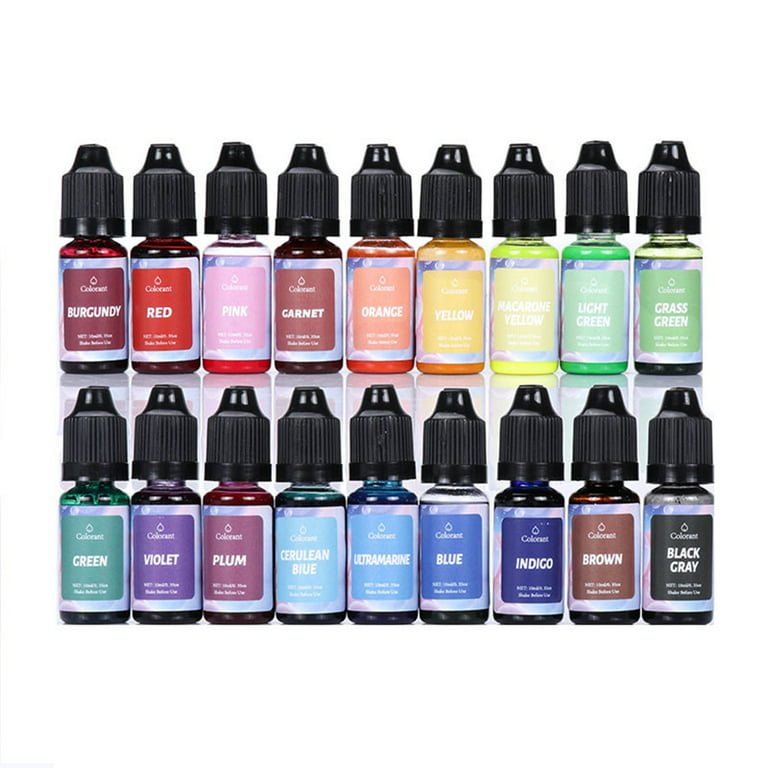 Candle Dye Liquid for Candle Making - 18 Colours Soy Wax Dye Color Essence