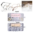 thumbnail image 4 of Eye Glasses Nose Support Pads Eyeglass Repair Kit Ear Hooks Cleaning Cloth StyleC, 4 of 6